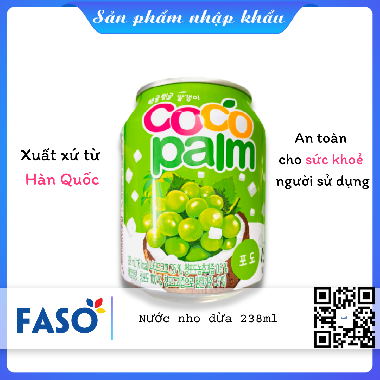 Nước nho dừa 238ml